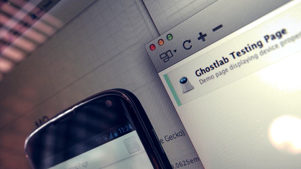 Testing Ghostlab on multiple desktop browsers and a phone
