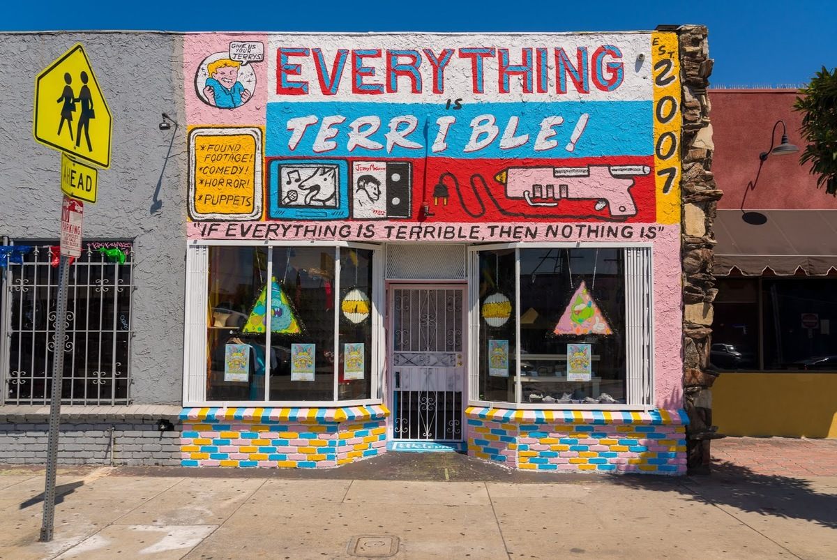 A photo of the Everything is Terrible store in L.A.